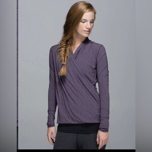 Lululemon Athletica Purple Wrap Top